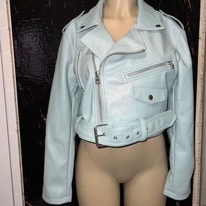 (NEW) TOPSHOP Leather Jacket 🔥